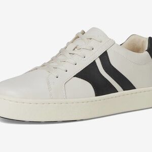 Born Beck Tie Leather Sneaker White Men's Size 9.5 Medium NEW $125